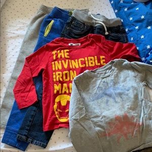 DONATION Kid Gap tops, C&J pants, Iron Man Shirt